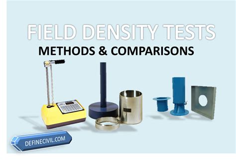Field Density Test (FDT) .